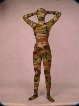 Army Camouflage Spandex Lycra Zentai Suit