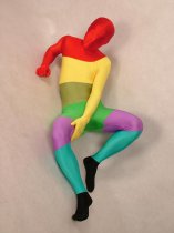 Multicolor Lycra Unisex Zentai Full Body Suit