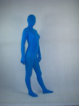 Unisex Blue Velvet Zentai Suit