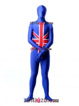 England Flag Pattern Spandex Unisex Zentai Suit