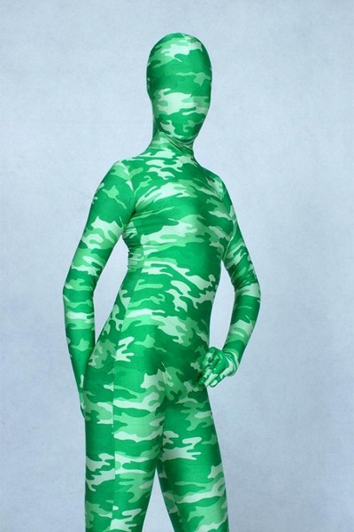 Camouflage Full Body Lycra Zentai Suit