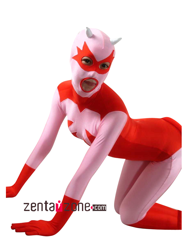 Sexy Open Eyes And Mouth Lycra Catsuit Zentai Suit