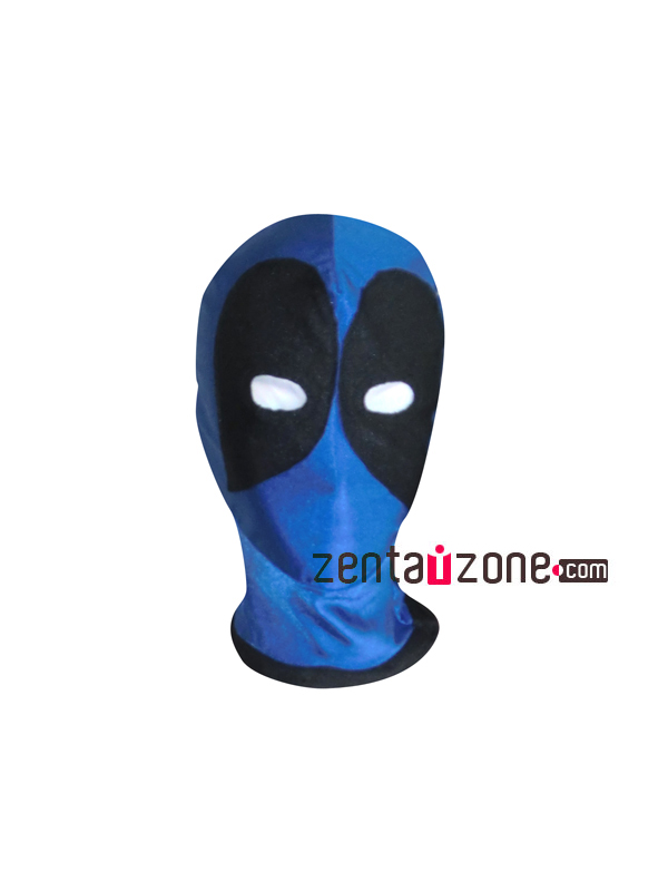 Blue And Black Deadpool Mask