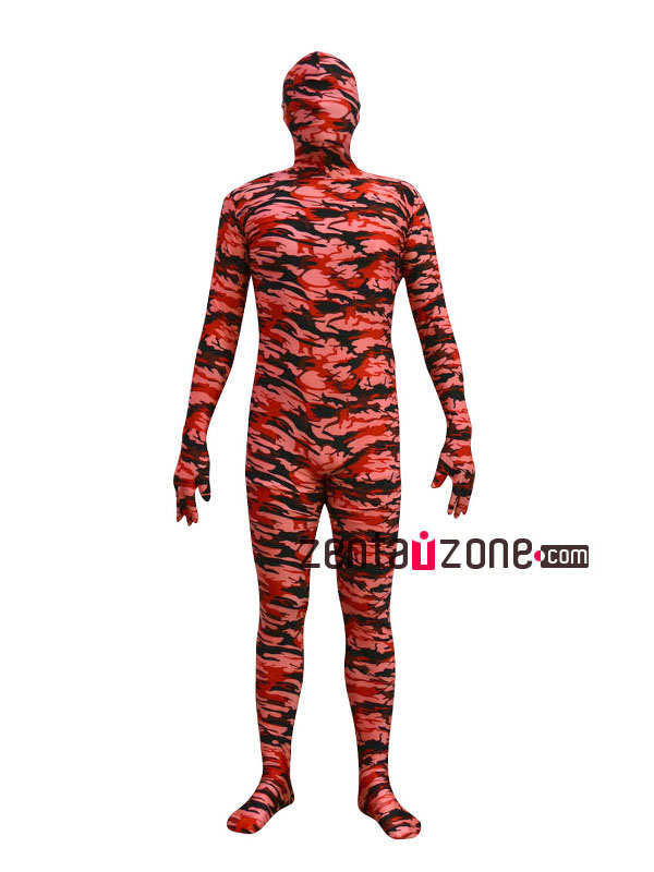 New Camouflage Spandex Lycra Zentai Suit