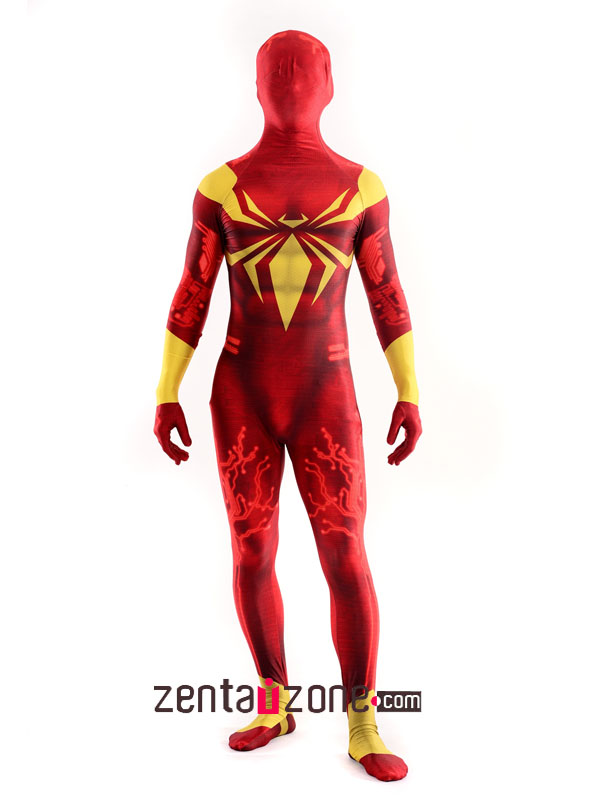 Custom Printed Iron Spiderman Costume(MARK III)