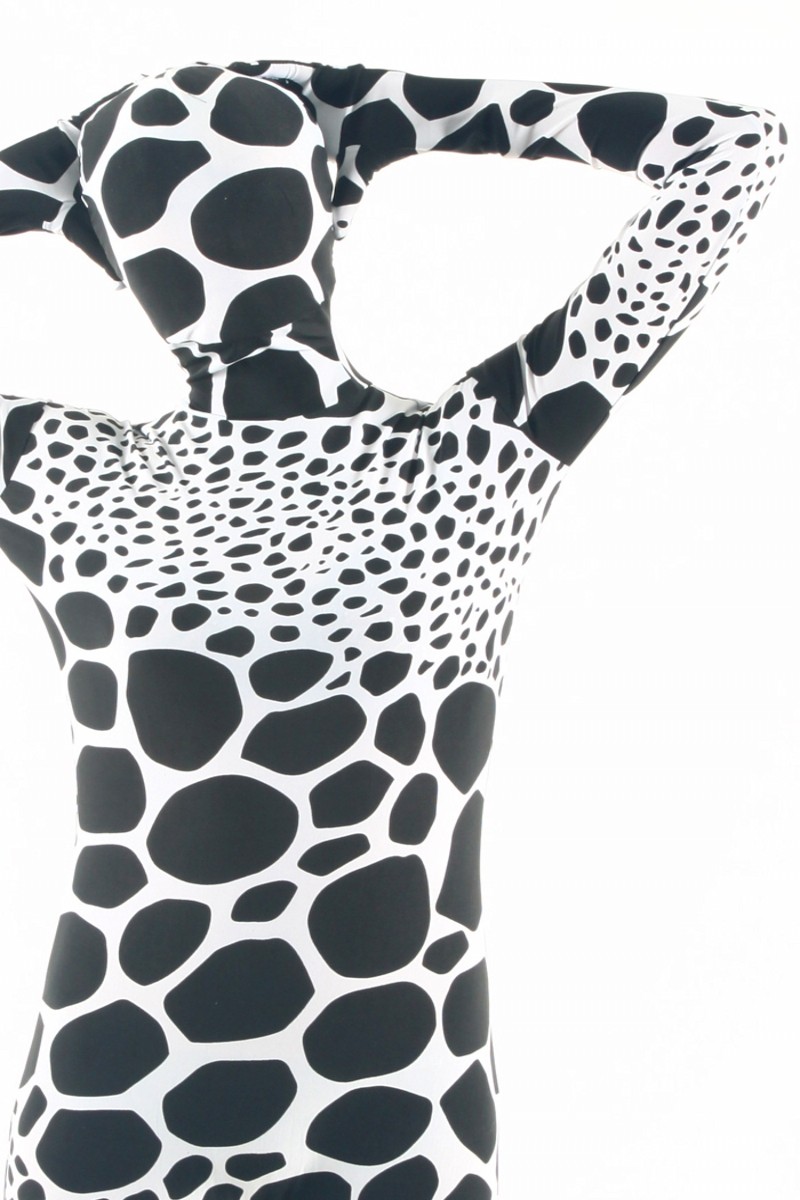 Cell Pattern Spandex Lycra Zentai Suit