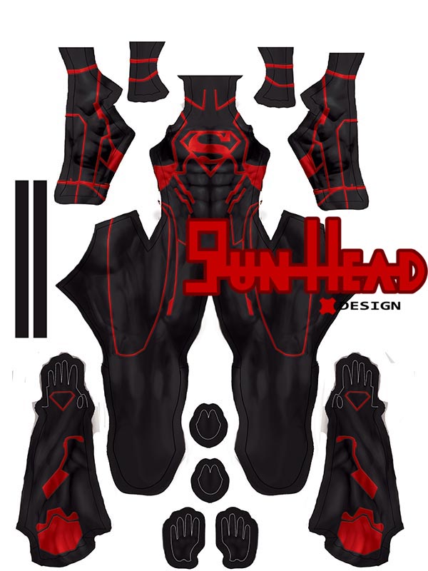 Custom Printed New 52 Superboy Zentai Costume 40109 65 00 Buy Zentai Spandex