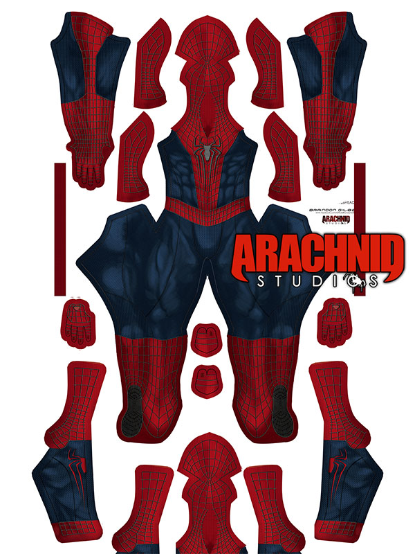amazing spiderman 2 zentai suit